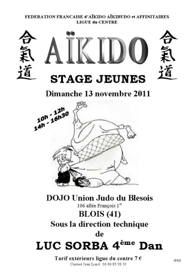 Stage enfants ligue du centre